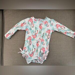 Ruffle Butts Flamingo One Piece 12-18 Months